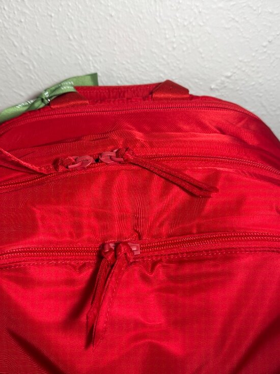 Vea Bradley Large Bancroft Backpack Nylon Goji Berry Red NWT